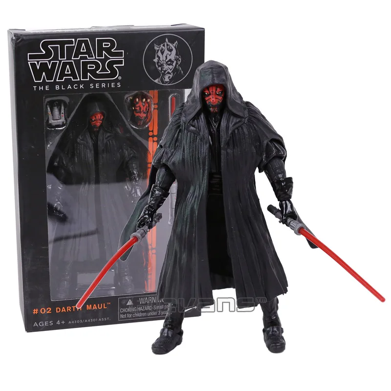 Звездные войны черная серия Kylo Ren Штурмовик Phasma Darth Maul Дарт Вейдер Hab Solo ПВХ фигурка игрушка 14 типов