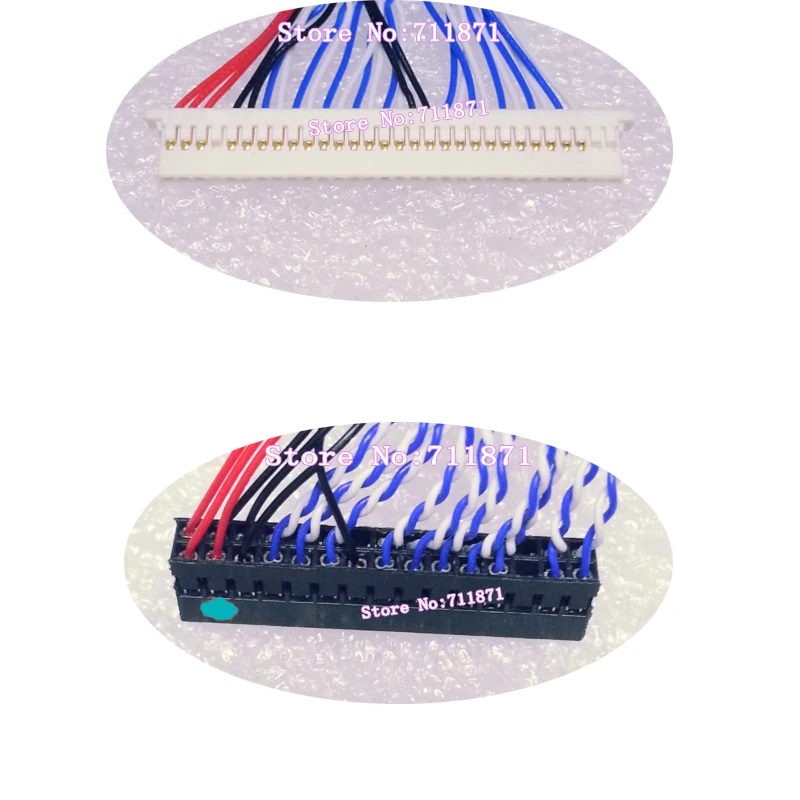 Кабель для ЖК-экрана 30P 51146 LVDS 2ch 8bit 30Pin Double Eight 8 кабель 51146-30P-S8 | Электроника