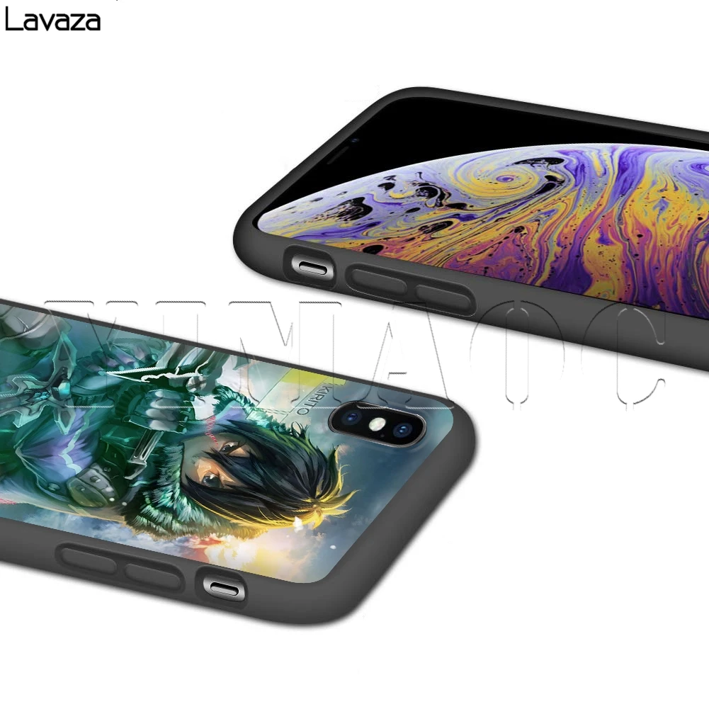 Lavaza Sword Art Online чехол для iPhone 11 Pro XS Max XR X 8 7 6 6S Plus 5 5s se |