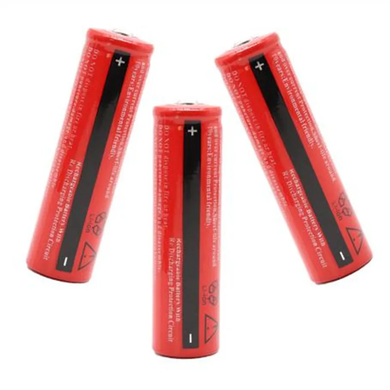 20шт Dolidada батарея 3,7 v 18650 литиевая батарея 4200 mAh 3,7 V перезаряжаемая литий-ионная литиевая батарея для фонарика