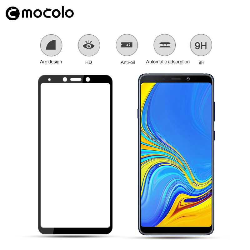 Mocolofor samsuny A9 закаленное Стекло H и H+ Pro Полное покрытие Экран протектор для samsung Galaxy A6 A7 A8 плюс A9 защитная пленка