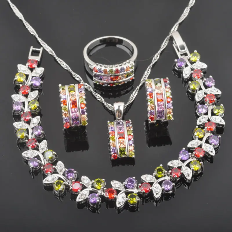 Женский ювелирный комплект из колье серёг и браслета|bracelet necklace|bracelet necklace setnecklace