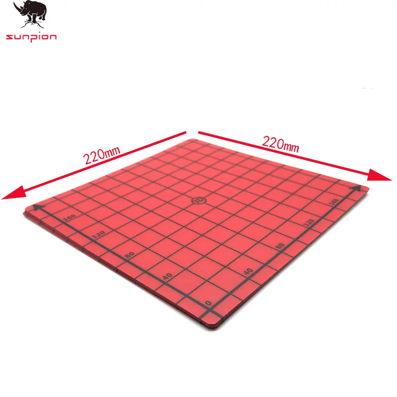 SUNPION 1 шт 3D Принтер Тепловые наклейки для кровати с координатной печатью 220x220 мм