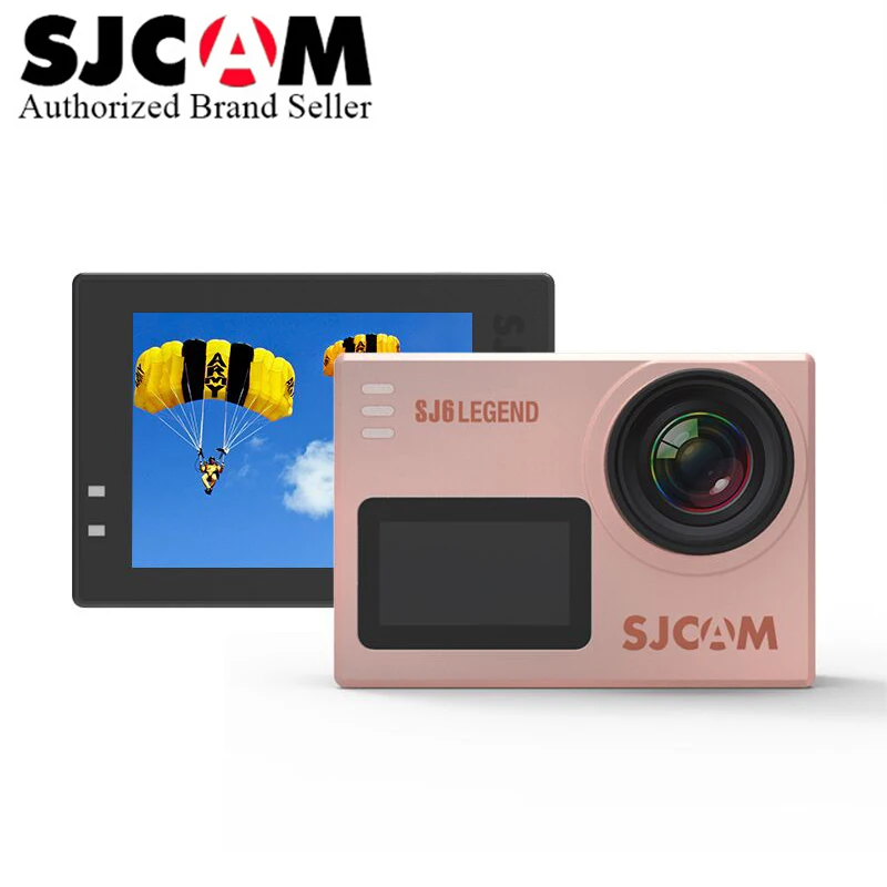 Оригинальная SJCAM SJ6 LEGEND 4K 24fps со сверхвысоким разрешением Ultra HD Notavek 96660 экшн Камера матч с SJ-Gimbal 2 3-осевой стабилизатор портативный монопод с шарнирным замком