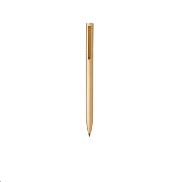 Xiaomi Mijia, металлическая вывеска, ручки PREMEC, гладкие, Швейцария, заправка, 0,5 мм, ручки для подписи, Mi, ручки из алюминиевого сплава - Цвет: Gold