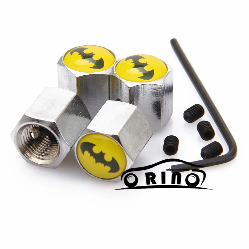 Автомобильный Стайлинг Бэтмен автомобильный вентиль шины колеса Крышка крышки