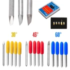 5 шт. 30 45 60 градусов режущий плоттер для винилового резака Mimaki набор лезвий оптовая продажа и Прямая поставка