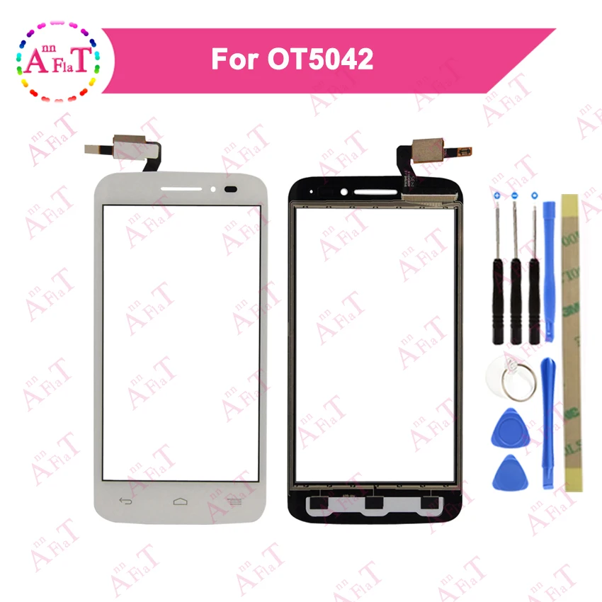 5 шт./лот 4 &quotдля Alcatel One Touch POP 2 OT5042 сенсорный экран дигитайзер Датчик внешняя