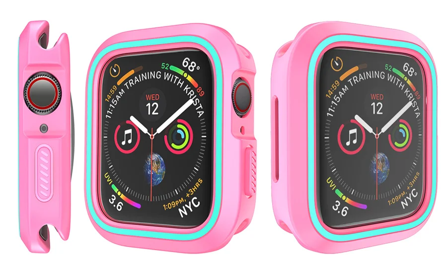 Ithuriel для Apple Watch 4 3 чехол Универсальный защитный чехол s для iwatch серии 4 серии 3 Чехол Мягкий тонкий 44 мм 40 мм 42 мм 38 мм