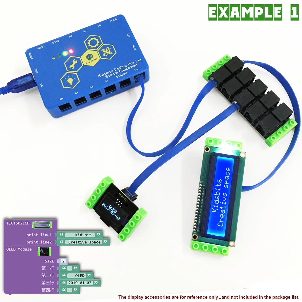 Kidsbits плата управления + ABS синяя кодирующая коробка для Arduino пара EDU | Компьютеры и