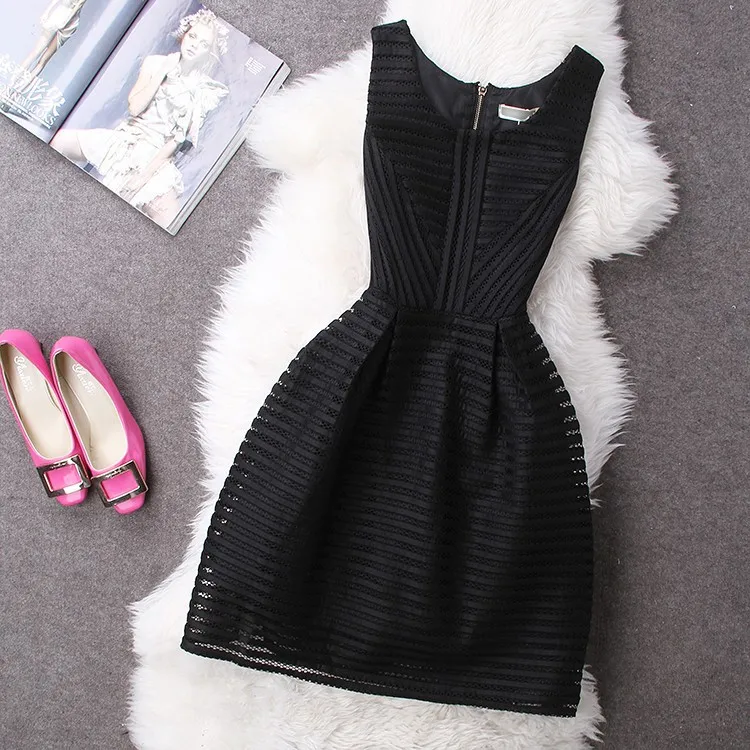 Vestidos одноцветное милое кружевное платье элегантное женское короткое офисное