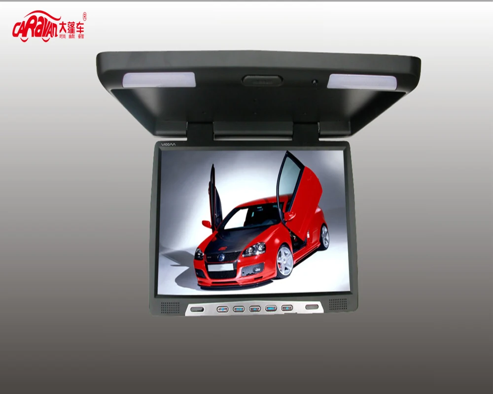 Караван 17 дюймов Super Slim Автобус hd LED Потолочный Мониторы Авто накладные 16:9 широкий