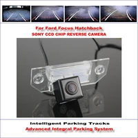 car back rear reverse camera for ford focus hatchbacksedan 2009 2014 hd intelligent parking tracks cam
