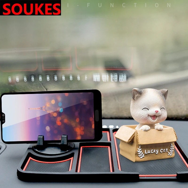 Автомобильный держатель для телефона Противоскользящий коврик Audi A3 A4 B8 A6 Q5 C7 B5