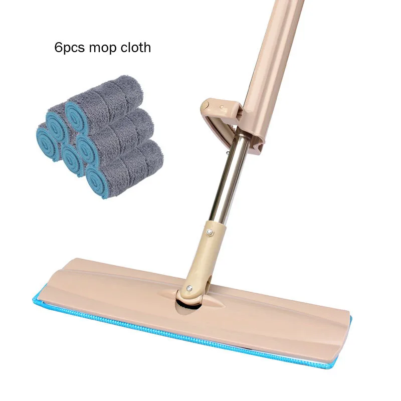 6pcs mop cloth Швабра для замены ткани для домашнего использования, швабра из микрофибры, Подушечка для очистки пыли, многоразовая подушечка из микрофибры для швабры Limpeza De Casa - Цвет: 6pcs mop cloth