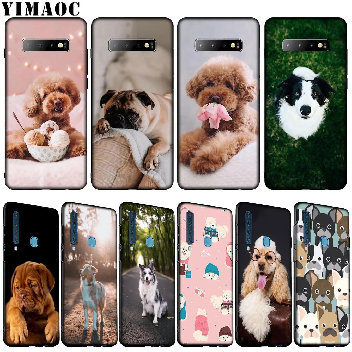 Мягкий силиконовый чехол для телефона YIMAOC с изображением милой собаки из