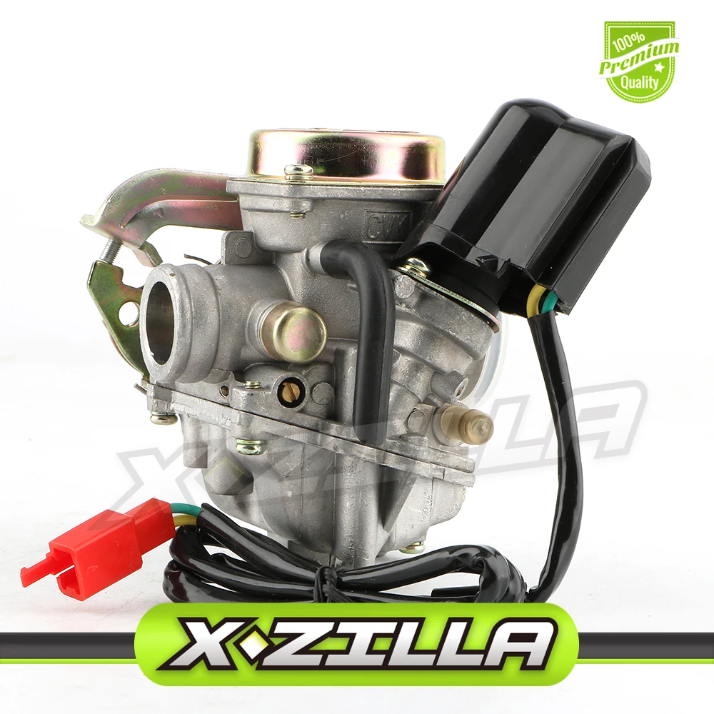 

18mm CVK Carburetor For All GY6 4-Stroke QBM139 49/50cc Engine GY50 Fits #85 Main Jet