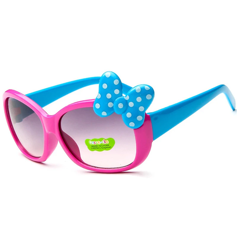 Новые модные детские солнцезащитные очки для детей милые Hello- glasses оптом