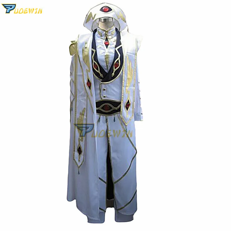 Новый карнавальный костюм Geass Lelouch of the Rebellion 6 шт./партия со шляпой|code geass|lelouch emperor