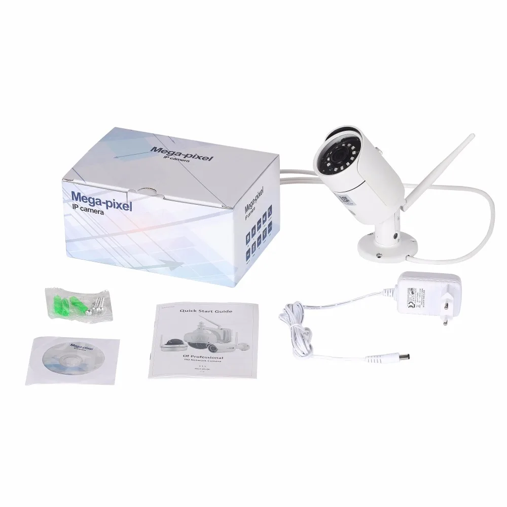 

2.0 Megapixel CMOS HD Professional WIFI SD Card(Built-in 8G) Onvif Alarm Motion p2p IP Camera