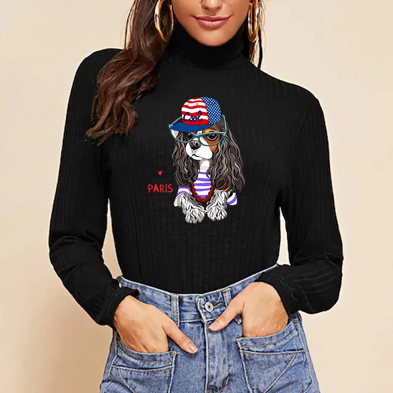 Нашивки в форме собак кепки наклейки с очками для женщин модные животные милые