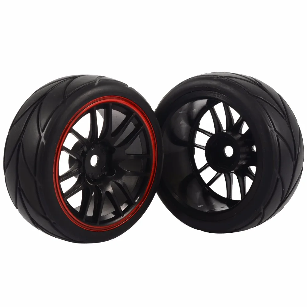 4 шт. Новинка 12 мм колесный обод и резиновые шины для RC Hobby 1/10 на дороге дрифта