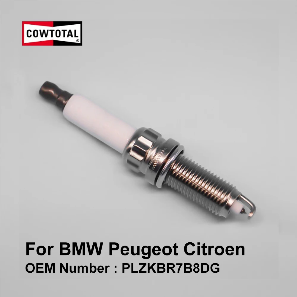 COWTOTAL платиновая Свеча зажигания для BMW 1 серии peugeot 308 CC SW RCZ Citroen C4 Пикассо OE PLZKBR7B8DG