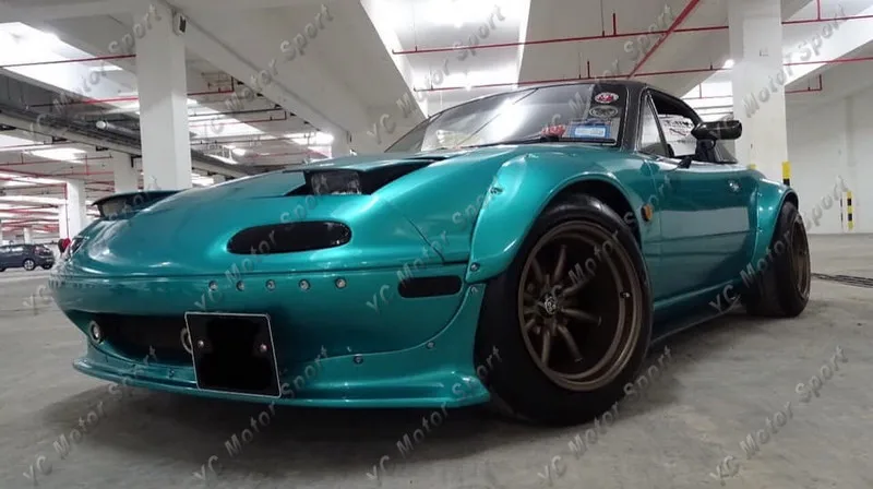 Комплект из стекловолокна FRP 6 шт. подходит для тела 1989 1997 Miata MX5 NA PD Style Передние