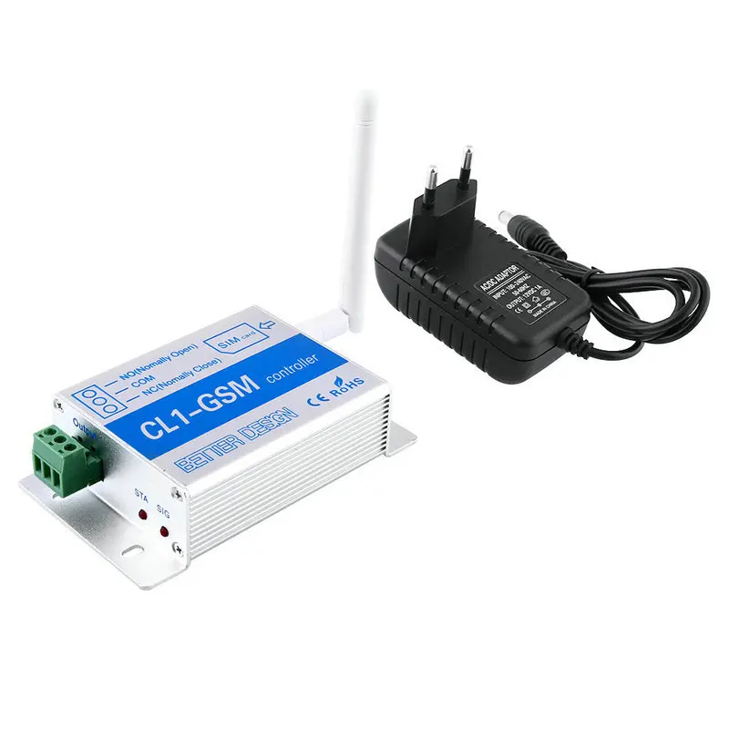 Беспроводной GSM SMS удаленный управляемый реле умный выключатель домашней безопасности EU Plug телефонная розетка Quad Band CL1-GSM on.