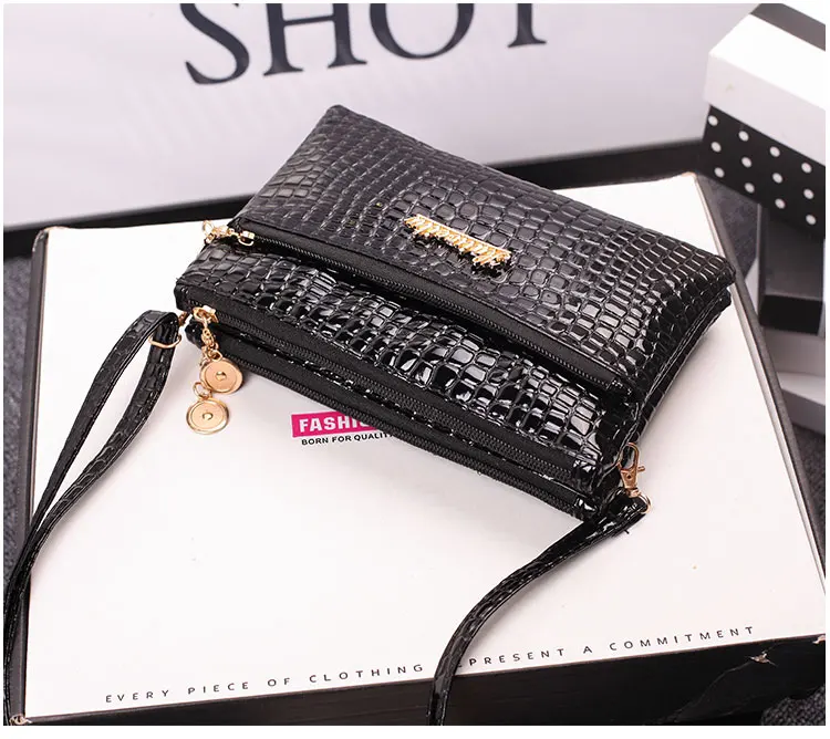 Новинка 2019 лидер продаж модная женская сумка с клапаном из крокодиловой кожи