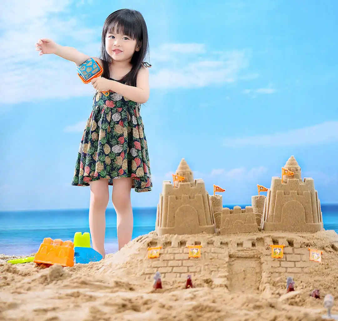 25 шт., Xiaomi Mijia Bravokids, пляжные игрушки, песок, замок, чайник, режим, лопата, ведро с коробкой для хранения, силиконовые игрушки для детей, умные дома