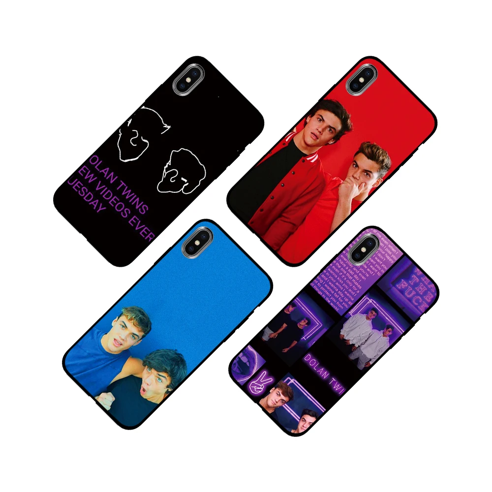 Мягкий ТПУ чехол Dolan Twins для Apple iPhone 6 6S 7 8 Plus 5 5S SE X XS MAX XR силиконовые чехлы |