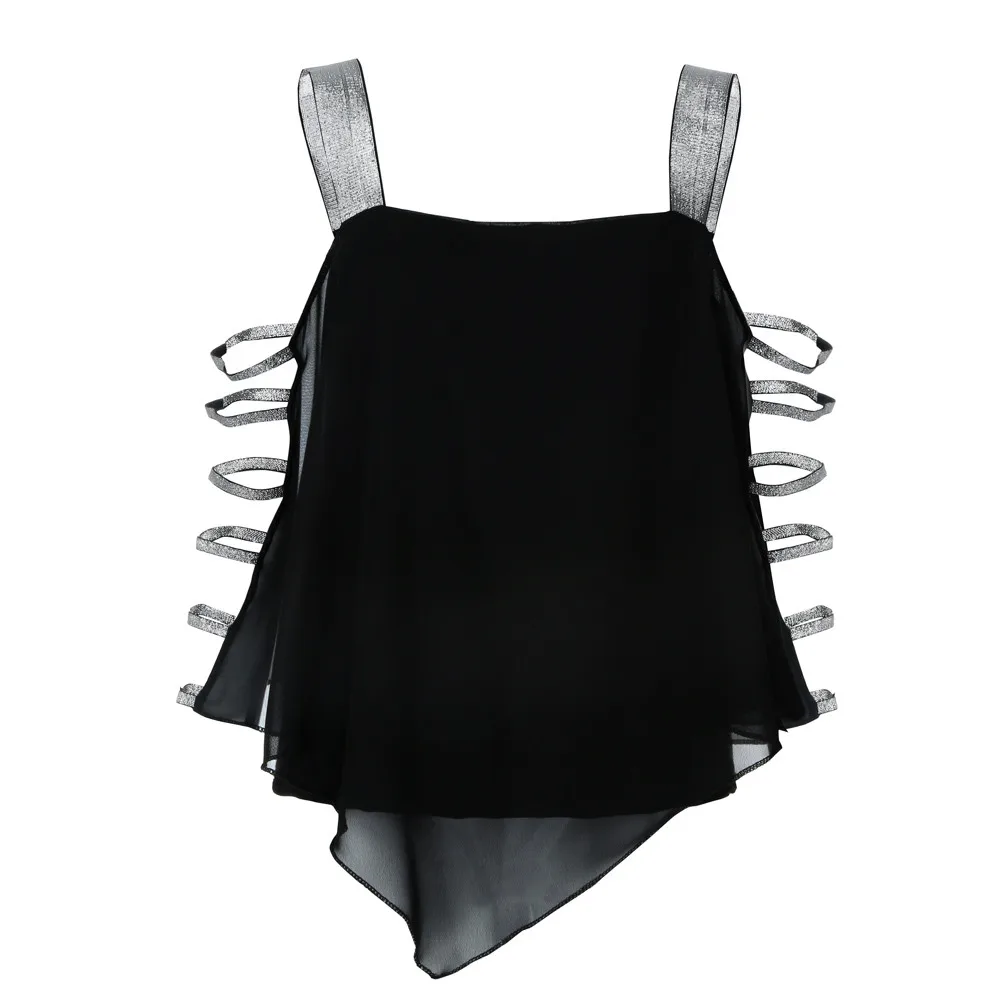Сексуальная женская блузка, модная, размера плюс, 5 XL, лестничная огранка, асимметричная, без бретелек, топы, большого размера, без бретелек, майка, женская C25