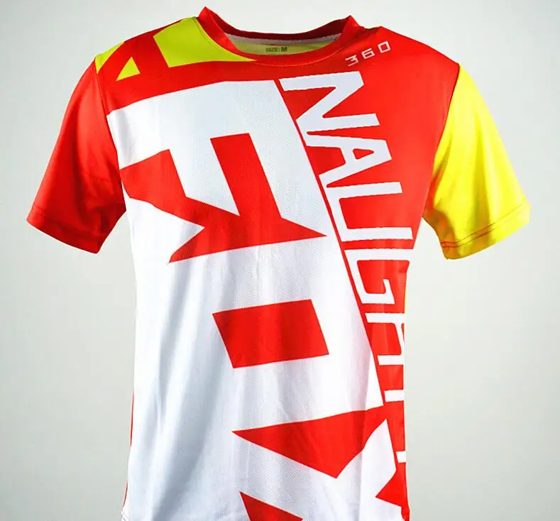 XC MX 360 SHIV Motocross Jersey DH горный велосипед ATV Велоспорт гоночная футболка внедорожный Dirt bike мужская летняя майка Оранжевый
