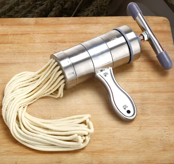 Из нержавеющей стали Лапша чайник пасты машина ручной пресс Spaetzle для фруктов в