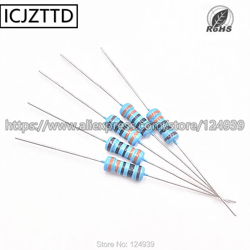 10pcs 0.5W 1% 1/2W 1W Mental Film Resistor 6K8 7.5K 7K5 8.2K 8K2 9.1K 9K1 10K 12K 15K 18K 20K 22K 24K 27K 30K 33K 36K 39K | Обустройство