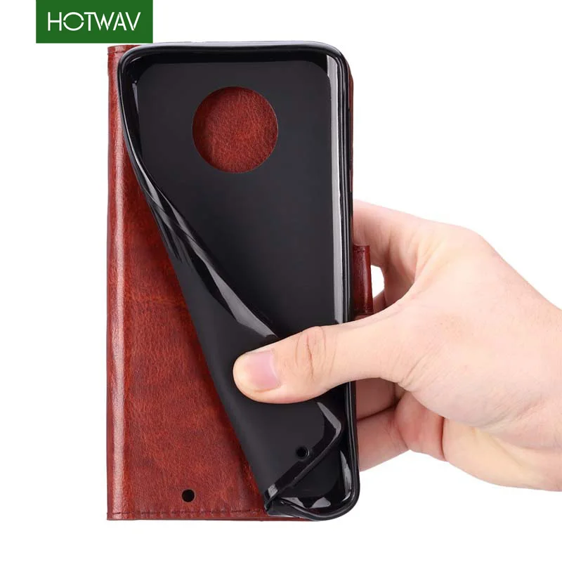 HOTWAV Moto G6 плюс 5 9 дюймов флип чехол PU кожаный для Motorola P Бумажник Обложка с