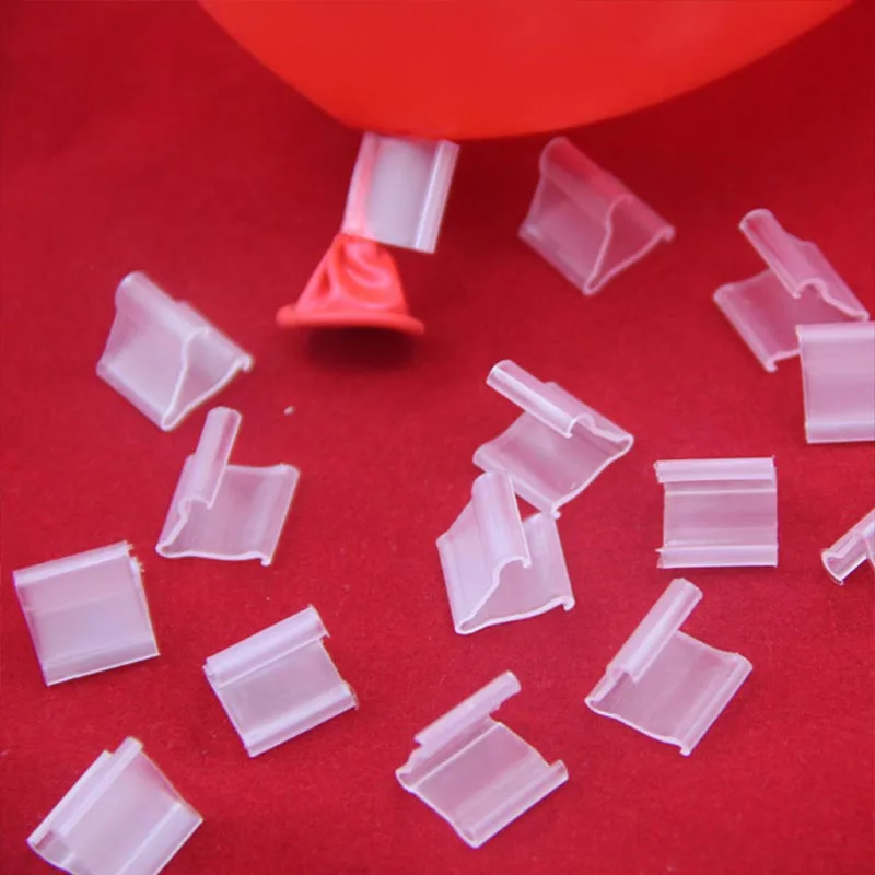 100 PCS полезные с v образной горловиной и Форма воздушные шары уплотнительный зажим