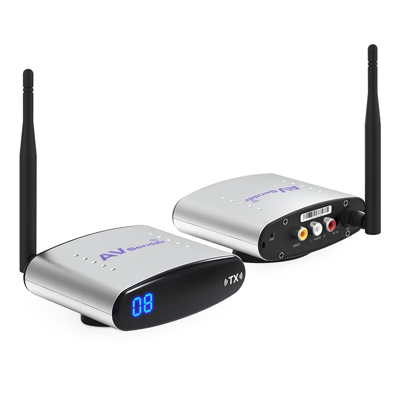 2 4G RCA TV set-top box беспроводной видео и аудио удлинитель передатчик PAT-265 AV Передатчик |