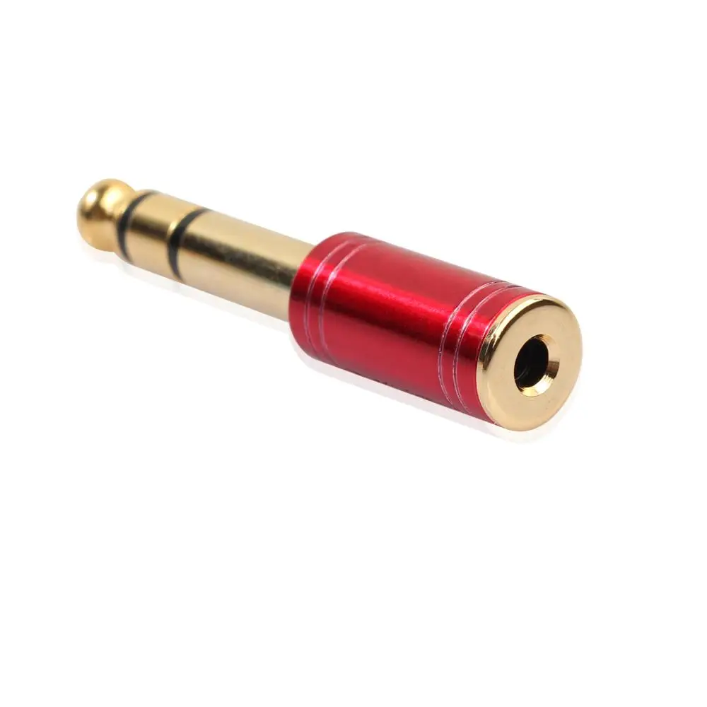REXLIS 6 35 мм 1/4 &quotМужской до 3 5 1/8&quot Женский аудио адаптер Jack стерео конвертер для