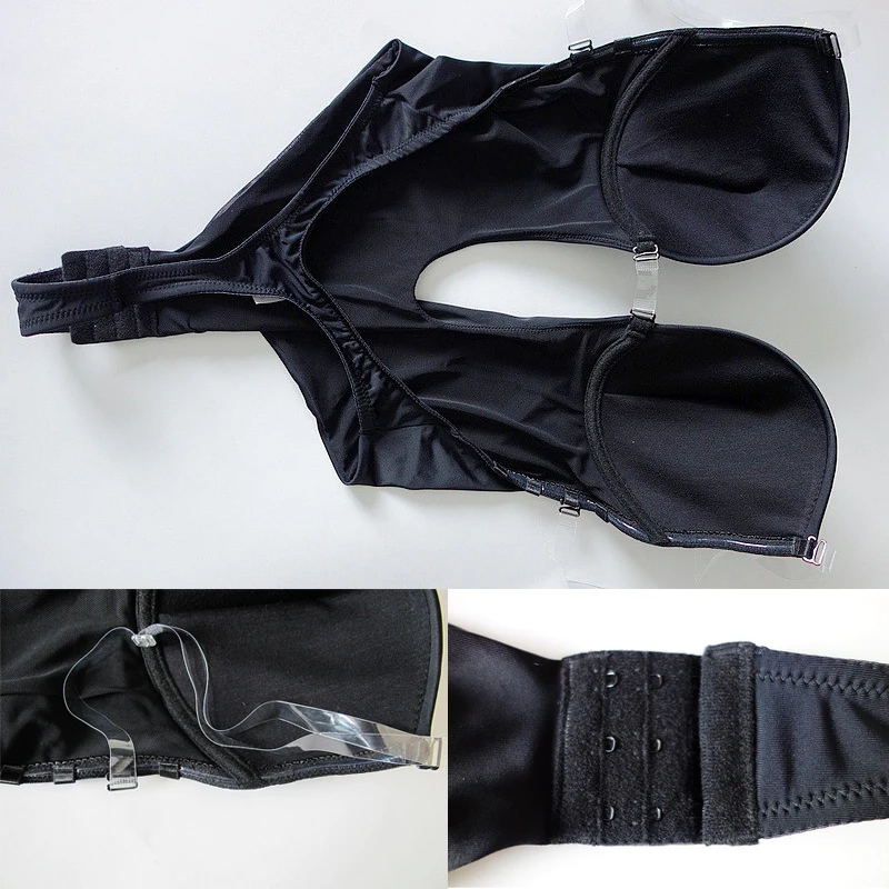 Женские Вечерние боди Корректирующее нижнее белье бюстгальтер с открытой спиной