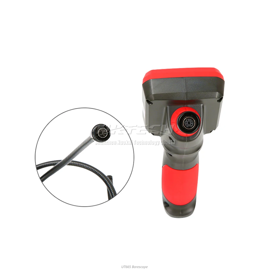Промышленный бороскоп UT665 водостойкий для ремонта автомобиля камера-змея