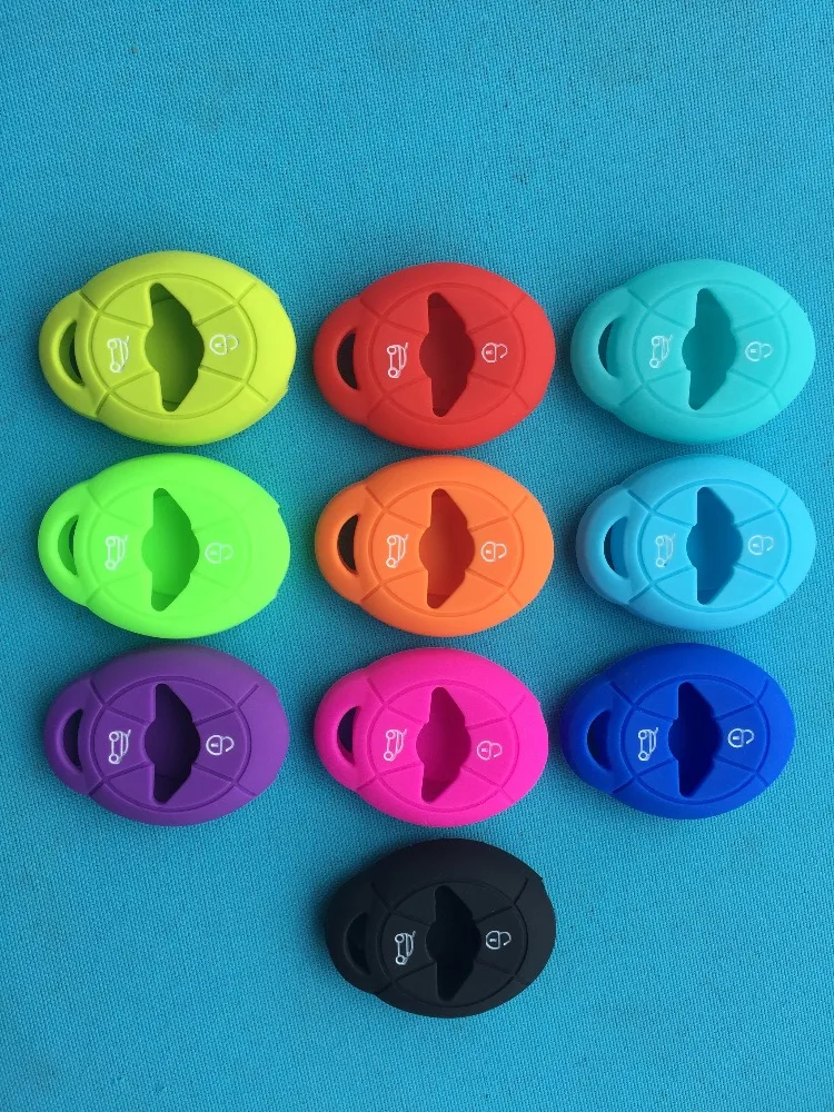 1 шт. новый силиконовый чехол для ключа BMW Mini Cooper S R50 R53 2 кнопки удаленный корпус