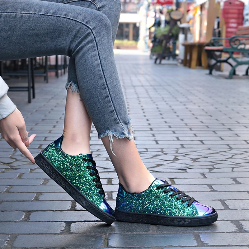 Кроссовки POLALI женские на плоской подошве повседневные прогулочные кеды шнуровке