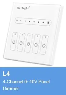Milight PL1 LS4 Диммируемый драйвер светодиодов 40 Вт 0/1~ 10В драйвер L4 4-канальный L1 1-канальный 0~ 10В Панель светодиодный диммер для Светодиодный свет лампы лента