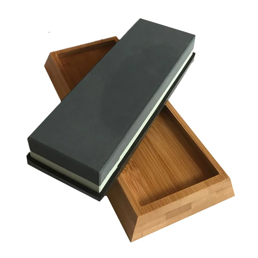 

Brand new white corundum Grit Honing Knife Sharpener Sharpening Stone Whetstone Home Living Kitchen Practical Tool 240#400