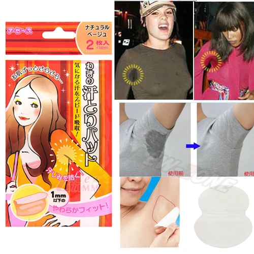 

Original JAPAN antiperspirant underarm dress sticker Underarm sweat pads deodorant patch Men Women tape Stickers 5bags=10pcs