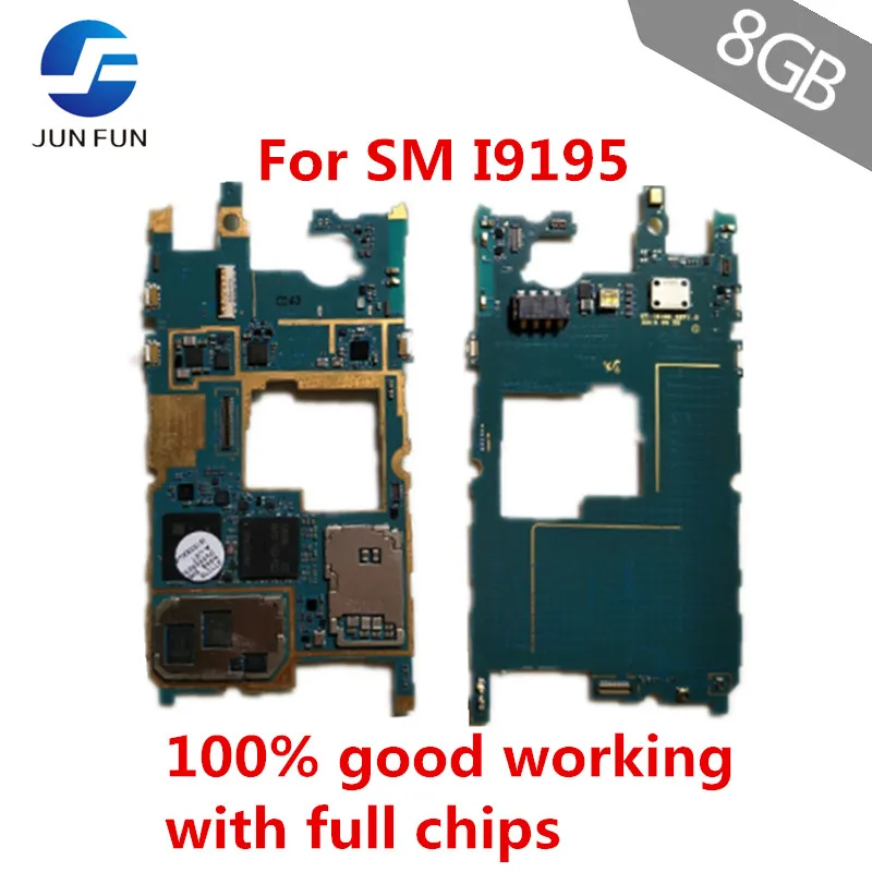 Материнская плата JUN FUN для Samsung Galaxy S4 Mini i9195 материнская с чипами разблокированная