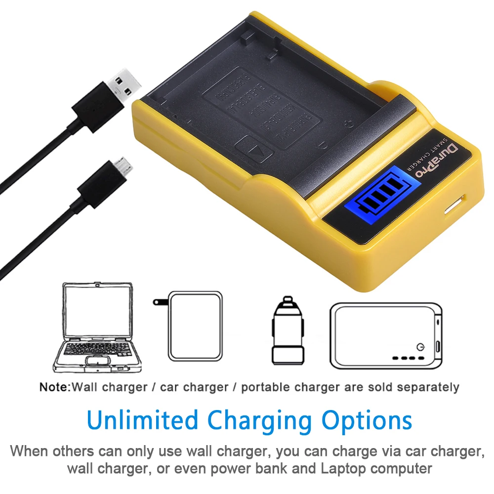 Аккумулятор для камеры 2 шт. и зарядное устройство USB с ЖК-дисплеем Nikon Coolpix EN-EL5 P100 P3