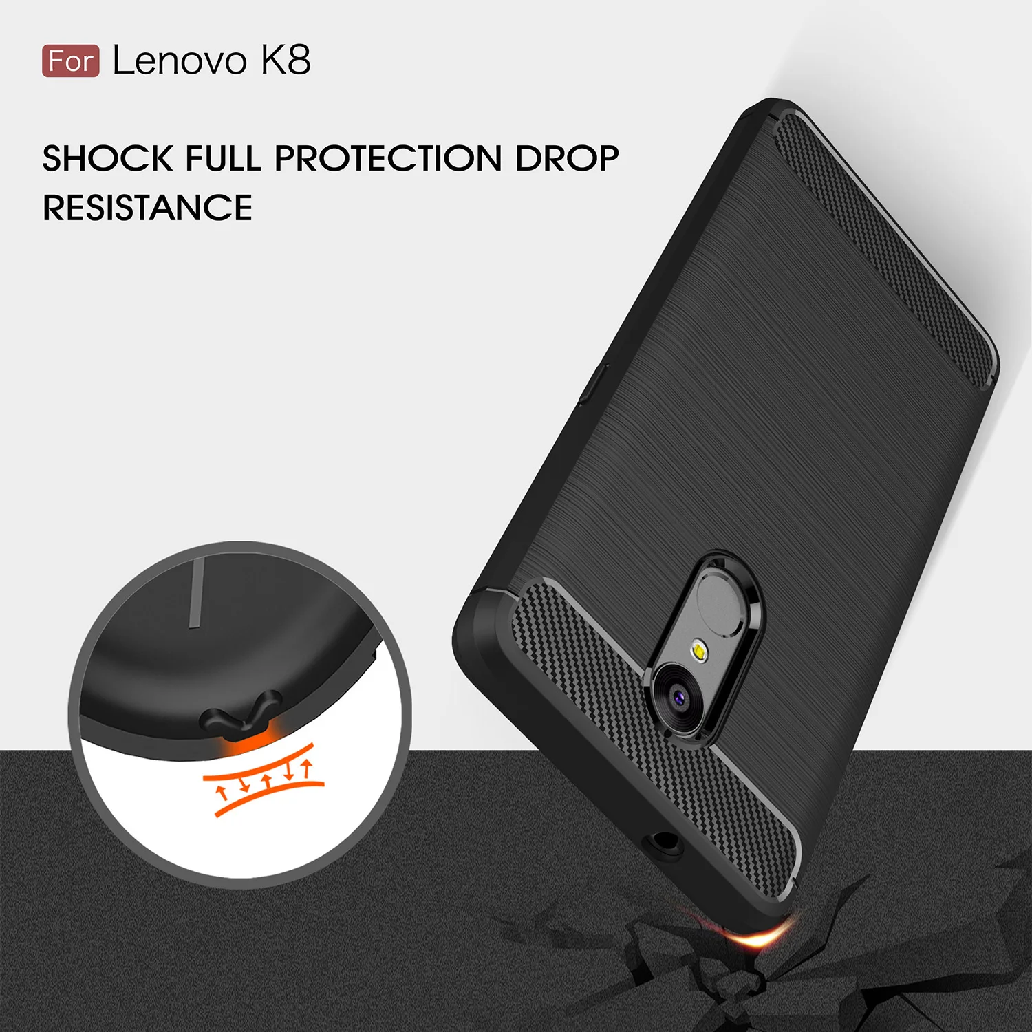 Wolfsay чехол для телефона Lenovo K8 силиконовый Fundas Vibe 5 2 &quot Shell | Мобильные телефоны и